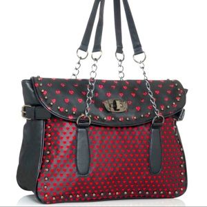Iron Fist Queen of Hearts Satchel Shoulder Bag
